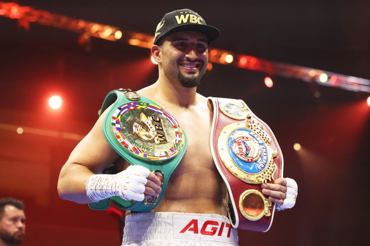 Временный чемпион WBC Агит Кабайел успешно прошёл взвешивание перед боем в Германии